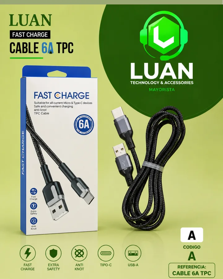 CABLE TPC ACORDONADO 6A