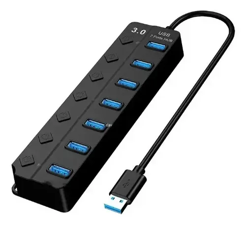 MULTIPUERTOS USB 3.0 HUB (7 PUERTOS)