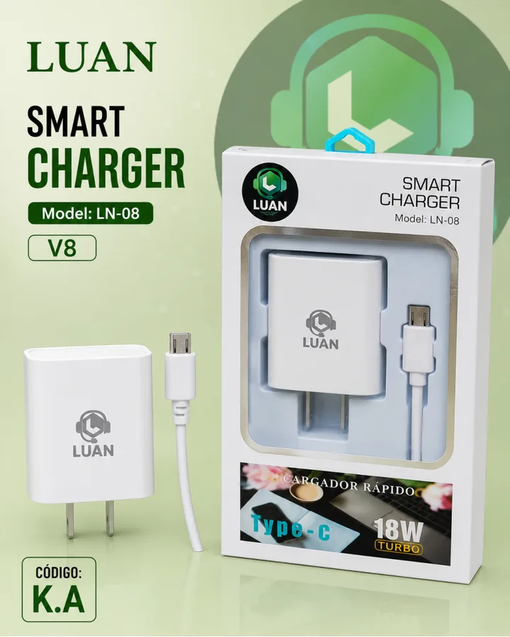 CARGADOR LUAN V8 LN-08