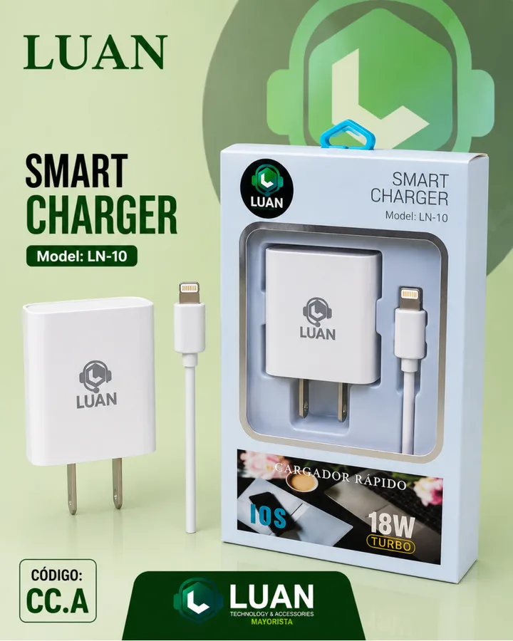 CARGADOR LUAN IPHONE LN-10