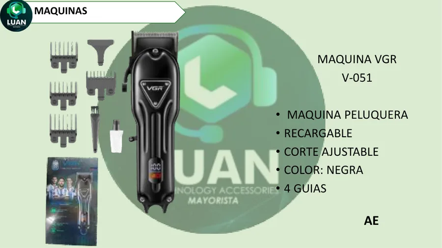 MAQUINA DE AFEITAR VGR V-051