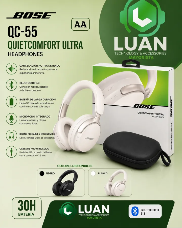 AUDIFONO DIADEMA BOSE QC-65
