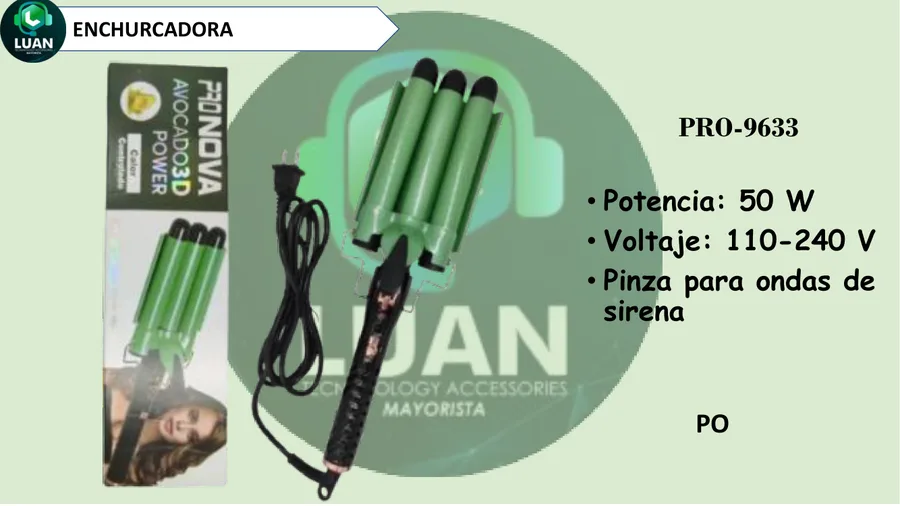 PINZA ONDA DE SIRENA AGUACATE PRONOVA PRO-9633