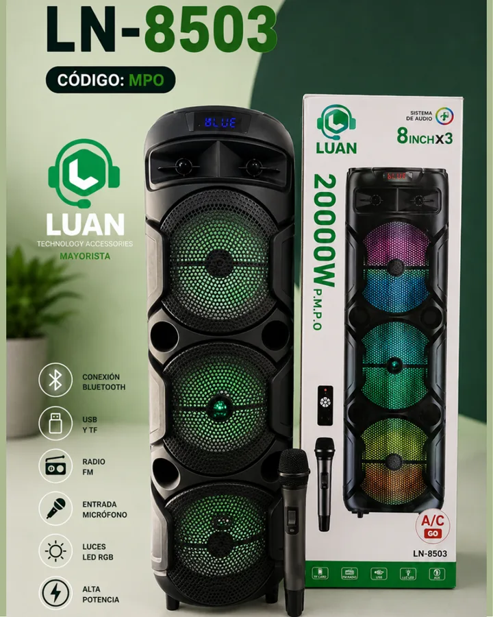 PARLANTE LUAN 8INCHX3