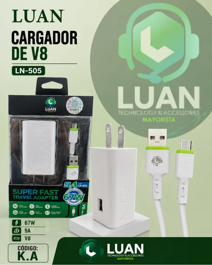 CARGADOR LUAN 67W V8