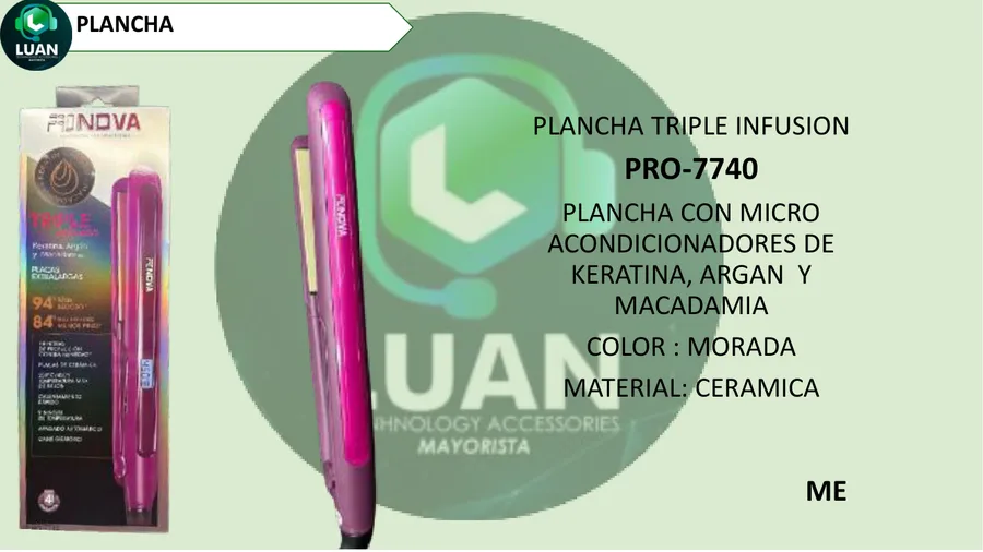 PLANCHA PRONOVA PRO-7740