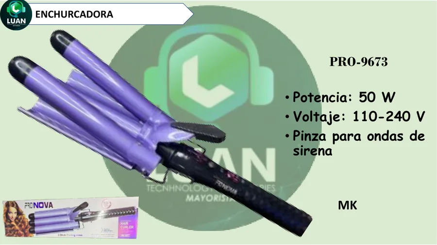RIZADORA TRES TUBO MORADA