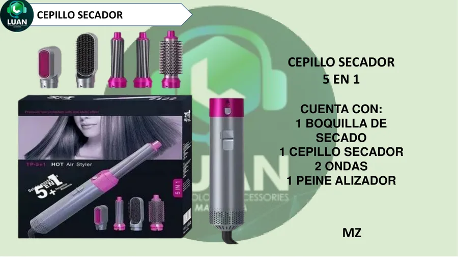 CEPILLO SECADOR 5 EN 1