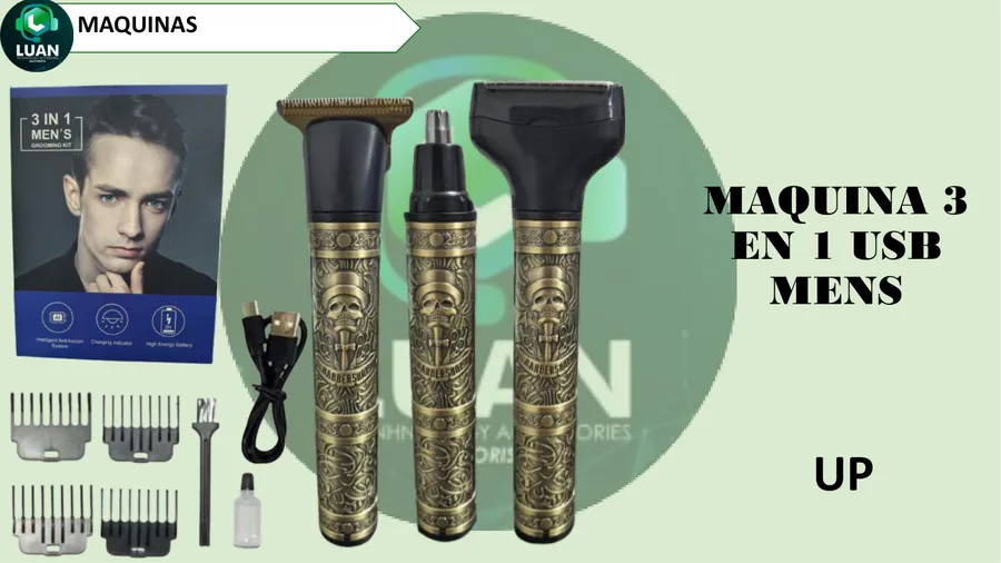 MAQUINA 3 EN 1 USB MENS