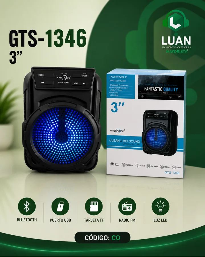 PARLANTE GTS-1346 3 PULGADAS