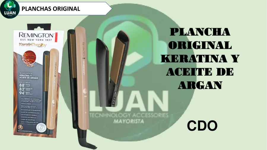 PLANCHA ORIGINAL KERATINA Y ACEITE DE ARGAN