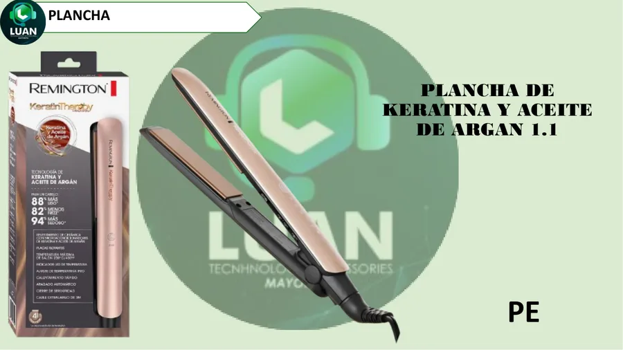 PLANCHA DE KERATINA Y ACEITE DE ARGAN 1.1