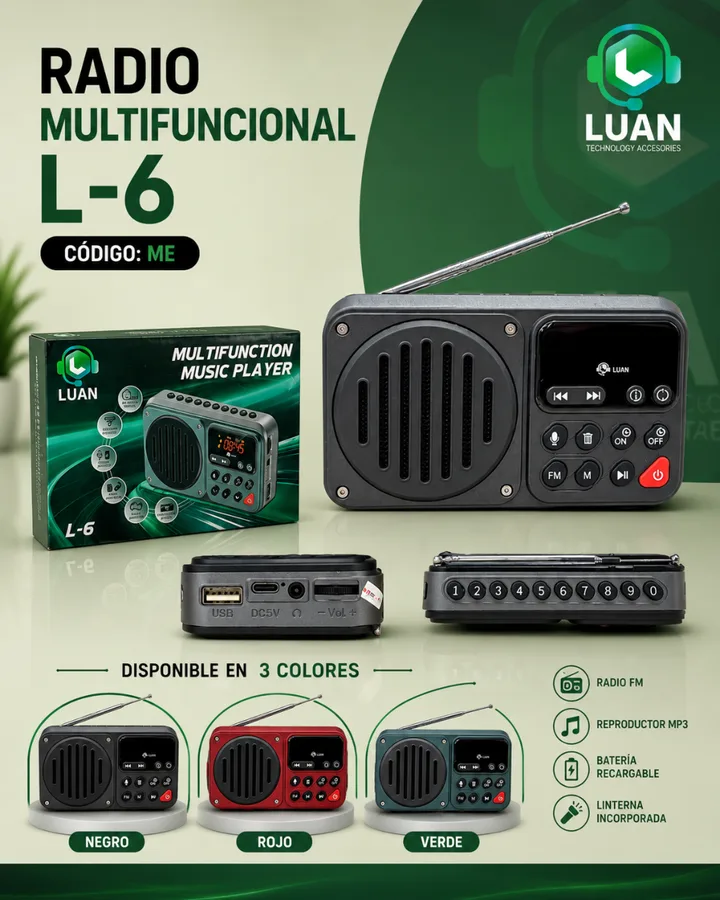 RADIO MULTIFUNCIONAL L-6
