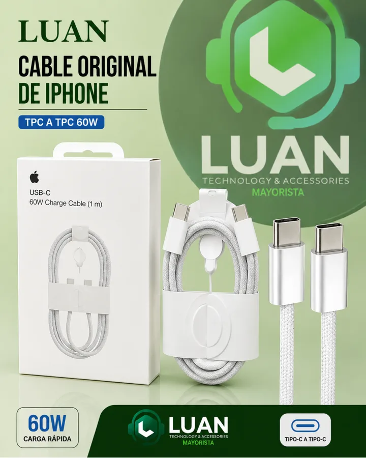 TPC A TPC 60W CABLE ORIGINAL DE IPHONE