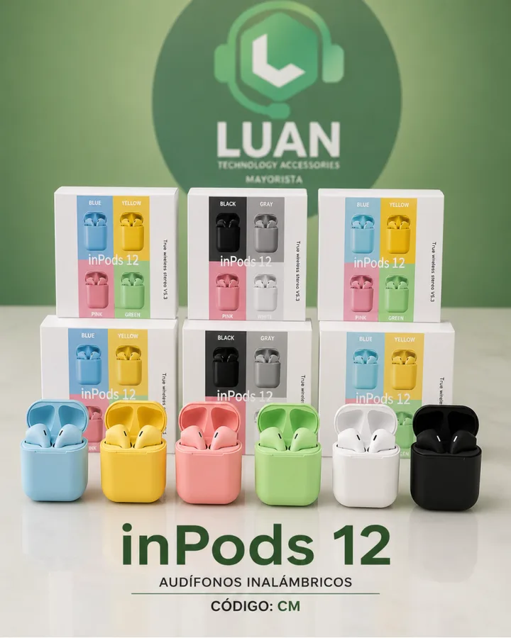 AUDIFONOS INALAMBRICOS INPODS 12