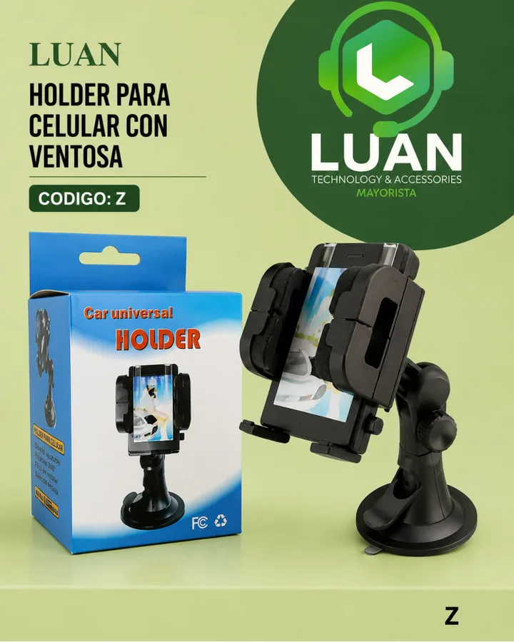 CAR UNIVERSAL HOLDER HOLDER PARA CELULAR CON VENTOSA
