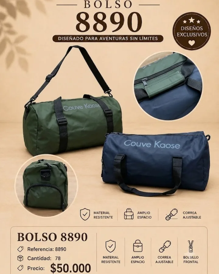 MALETIN DEPORTIVO 8890 COUVE KAOSE